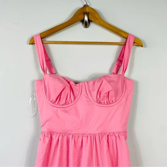 House of CB Elia Pink Romantic Midi Dress Size Small - Picture 8 of 12